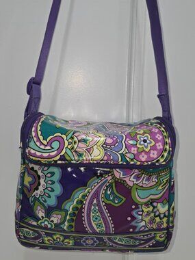 Vera Bradley "Stay Cooler" insulated lunch bag in the Heather pattern